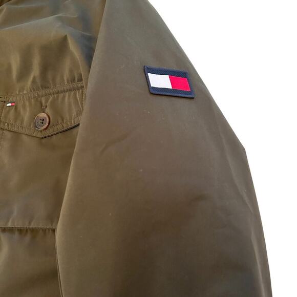 TOMMY HILFIGER Military Inspired Utility Jacket Size Large - Picture 6 of 15